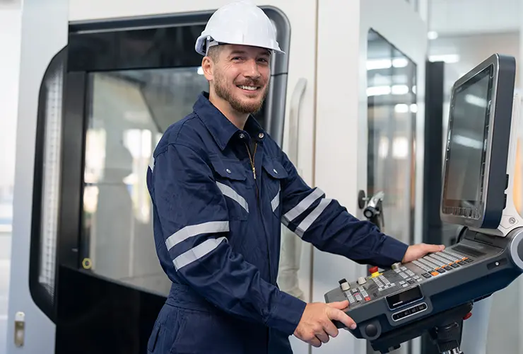 Addetto qualificato alle macchine utensili tradizionali e CNC